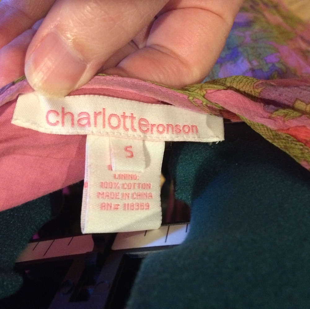 Cute Charlotte Ronson summer dress, size small - Picture 4 of 5